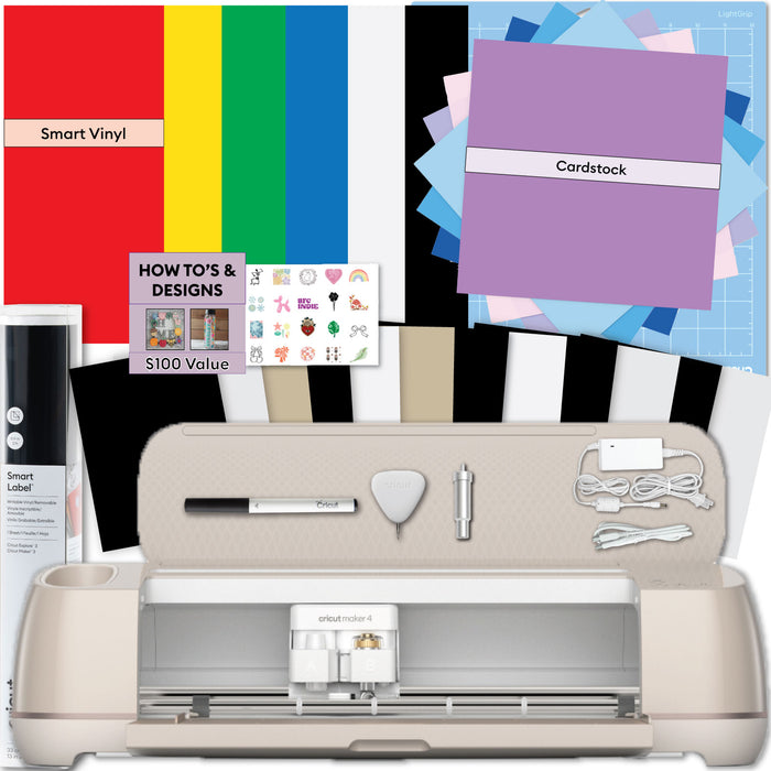 Cricut Maker 4 Mixed Materials DIY Crafting Bundle