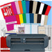 Cricut Maker 5 Machine + Multicolor Vinyl & Iron-On Bundle for Decals & Shirts