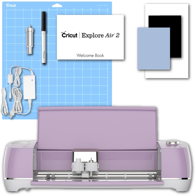 Open Box Cricut Explore Air 2 Machine in Lilac