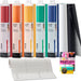 Cricut Smart Vinyl Rolls - 3ft Rainbow Vinyl and 30ft Black and White Bundle, 8 Count