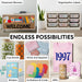 Cricut Ultimate All-in-One Materials & Accessories Bundle | Beginner Sampler Kit for Cricut Explore & Maker Machines with Vinyl, HTV, Stickers & Cards