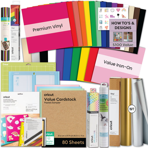 Cricut Ultimate Materials Bundle for Maker & Explore