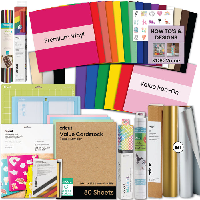 Cricut Ultimate Materials Bundle for Maker & Explore