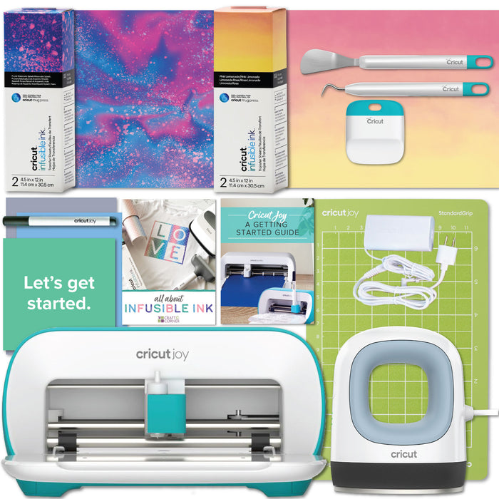 Cricut Joy Machine with EasyPress Mini Press and Infusible Ink Materials Bundle