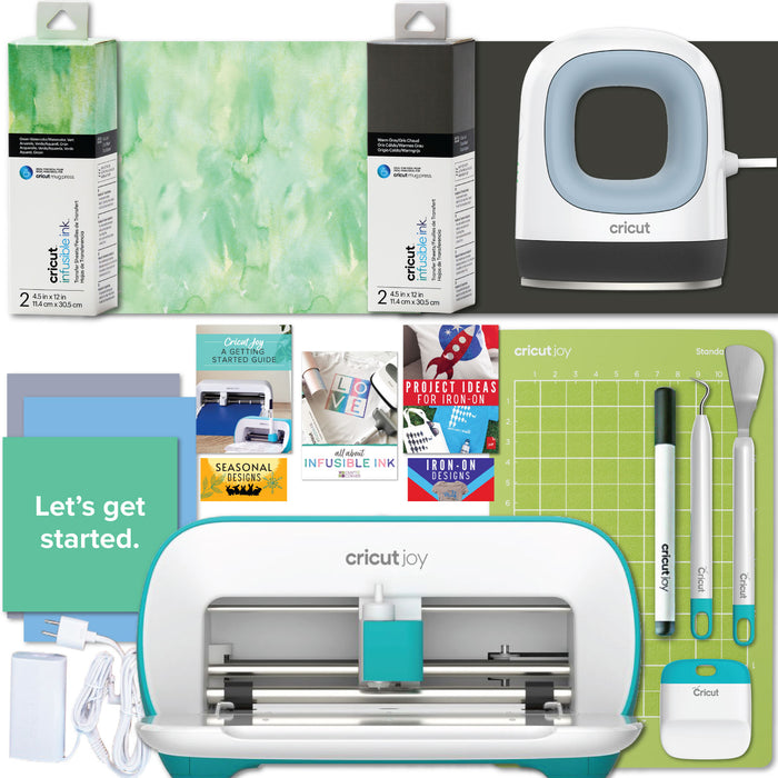 Cricut Joy Machine with EasyPress Mini Press and Infusible Ink Materials Bundle