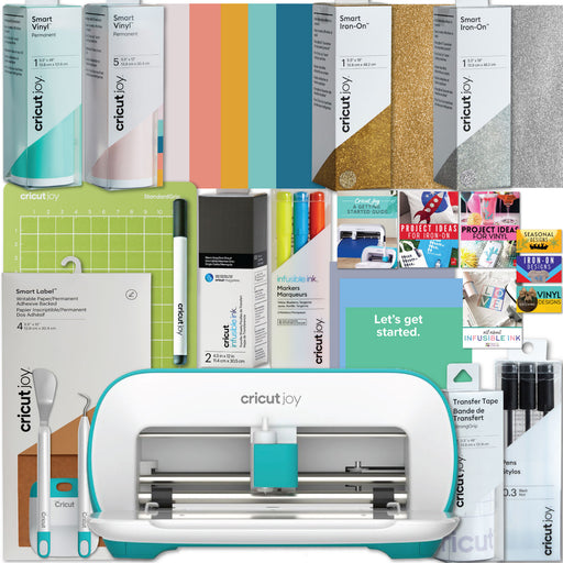 Cricut Joy Machine Ultimate Sampler Cricut Materials Bundle - Iron-On, Vinyl, Pens, Cards