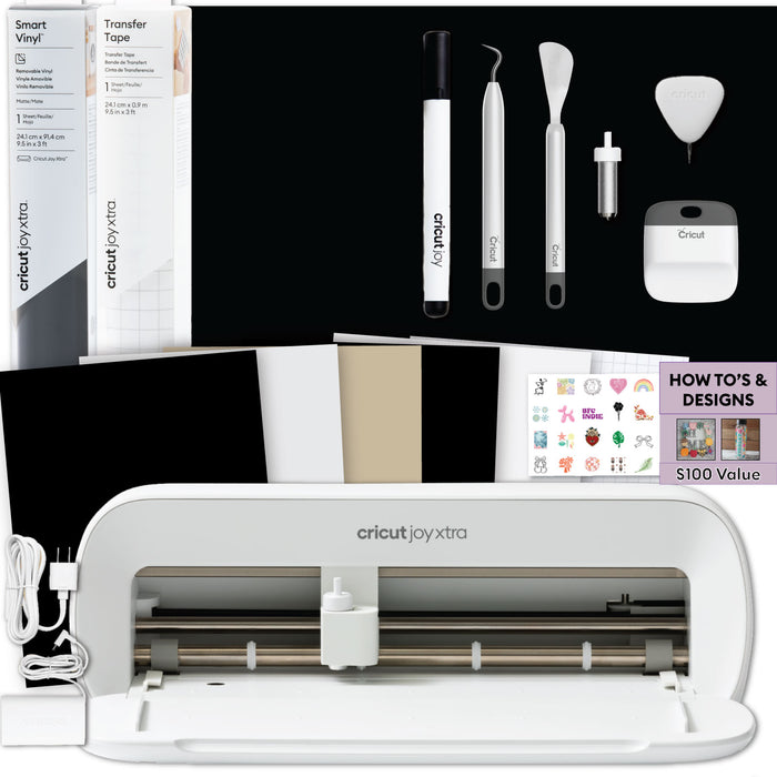 Cricut Joy Xtra Smart Vinyl Beginner Craft Bundle Set