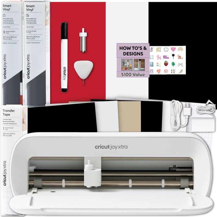 Cricut Joy Xtra Vinyl Rolls Beginner Craft Bundle Set