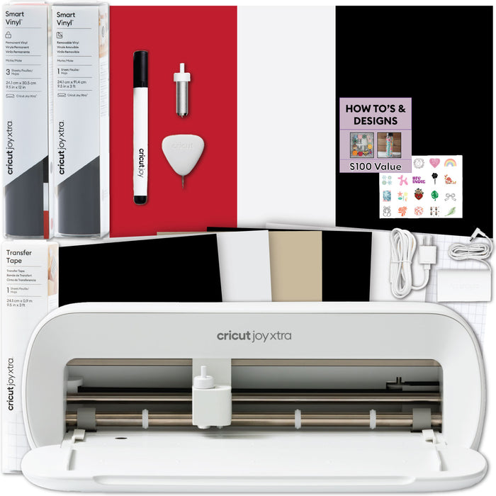 Cricut Joy Xtra Vinyl Rolls Beginner Craft Bundle Set
