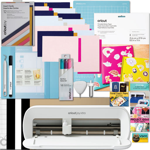Cricut Joy Xtra with Printable Sticker Paper and Cards Bundle