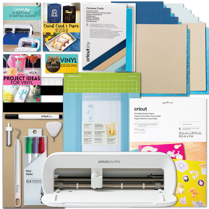 Cricut Joy Xtra Cutting Machine with Ultimate Card and Sticker Making Bundle