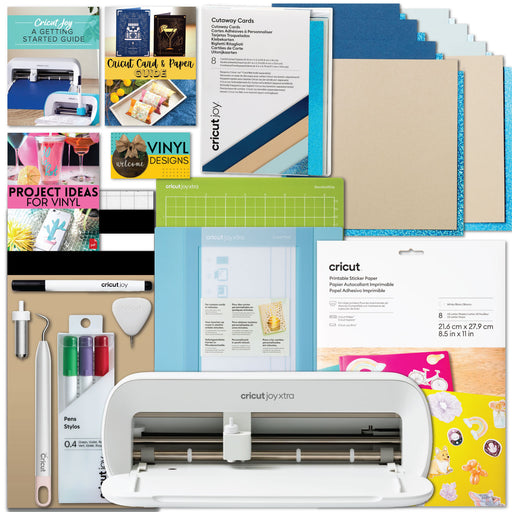 Cricut Joy Xtra Cutting Machine with Ultimate Card and Sticker Making Bundle