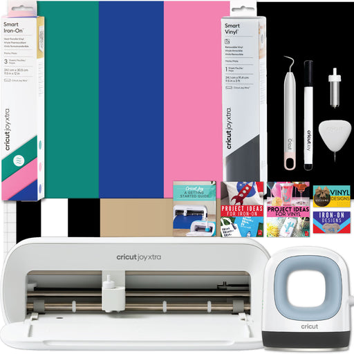 Cricut Joy Xtra Machine with EasyPress Mini and Iron-On Materials Bundle