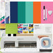 Cricut Joy Xtra Machine with EasyPress Mini and Heat Press Materials Bundle