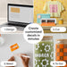 Cricut Joy Xtra Bundle with Rainbow Smart Vinyl, Transfer Tape & Tools | Sticker, Label & Vinyl Cutting Machine