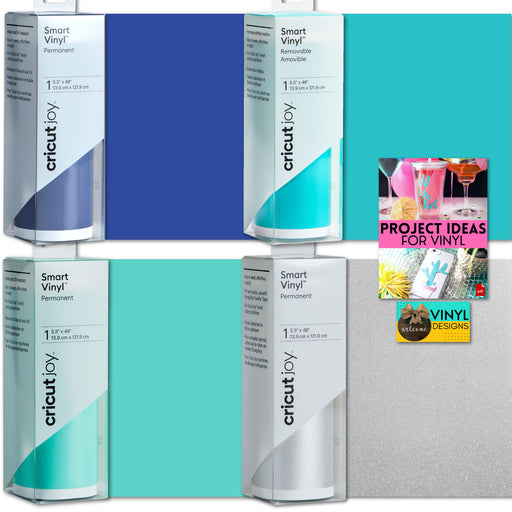 Cricut Joy Smart Vinyl Roll Bundle, Sea Blues