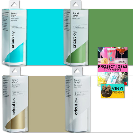Cricut Joy Smart Vinyl Rolls Bundle, Earth, 4 Count