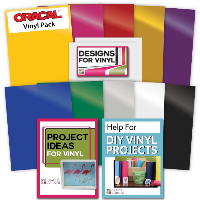 10 Expressions Vinyl Assorted Selection and Transfer Paper
