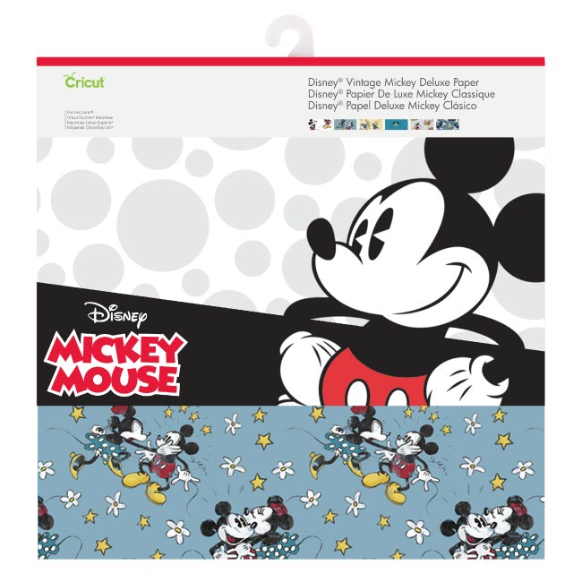 Cricut Deluxe Paper Vintage Mickey - Damaged Package