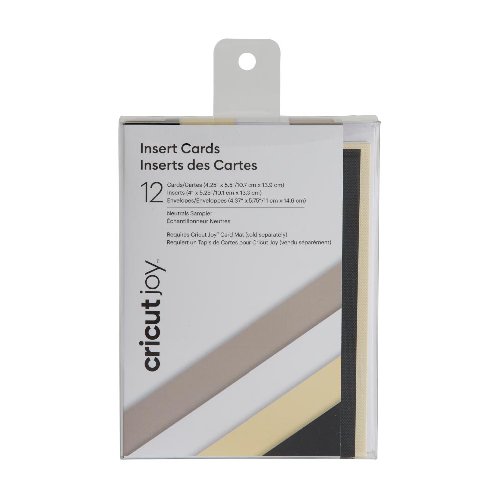 Cricut Joy Insert Cards - Neutrals Sampler, 12 ct - Damaged Package