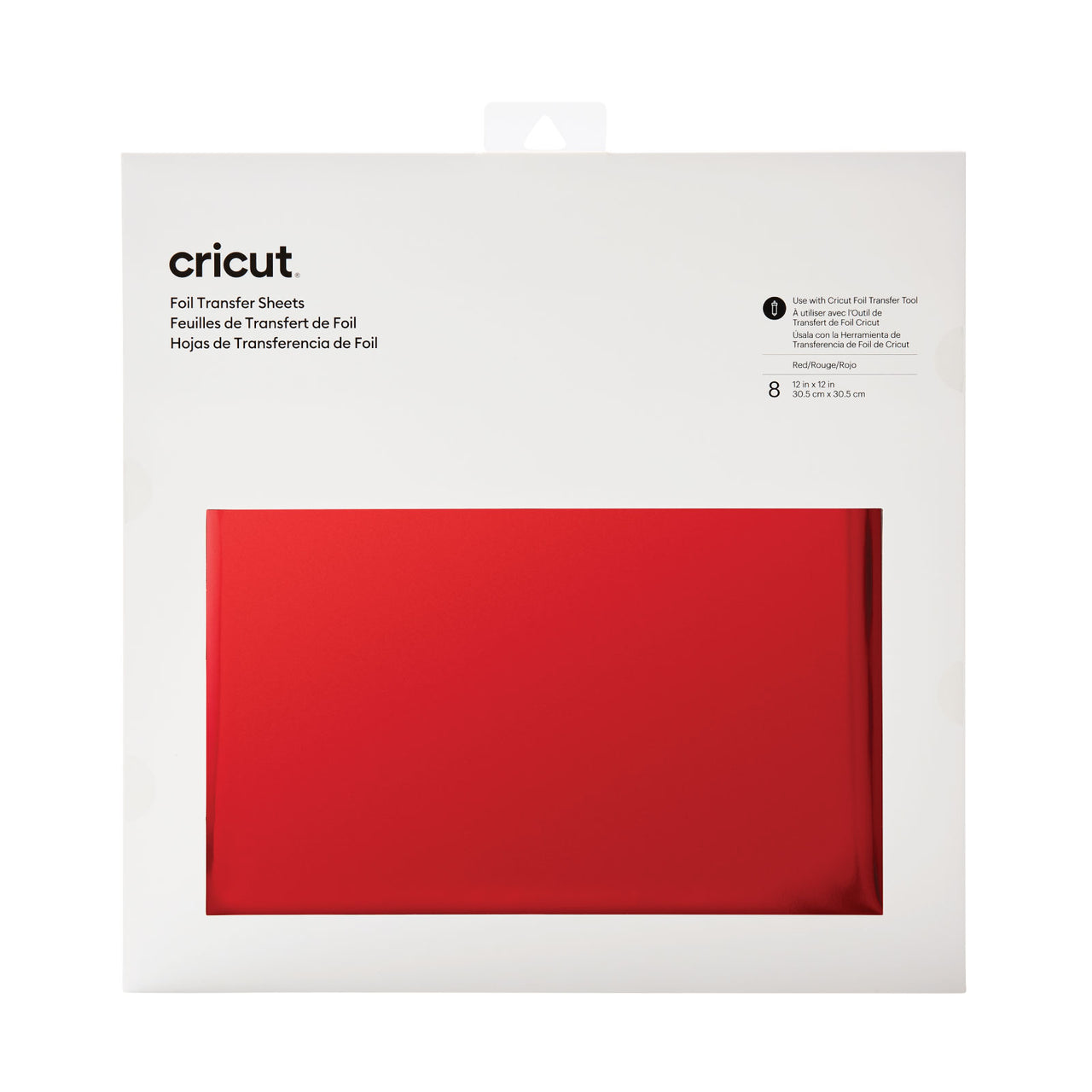 Transfer Foil Red 12x12 8 - Damaged Package