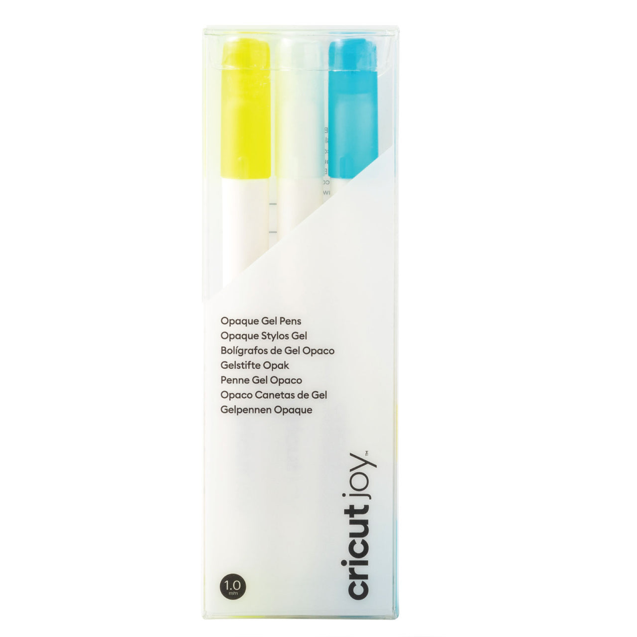 Cricut Joy Opaque Gel Pens 1.0 mm, Yellow/White/Blue 3 ct - Damaged Package